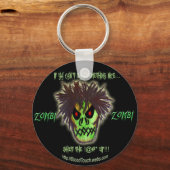 zombie shutup sleutelhanger (Voorkant)