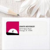 Zombie Silhouette met Full Moon Etiket (Insitu)