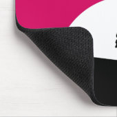 Zombie Silhouette met Full Moon Persoonlijk Muismat (Hoek)