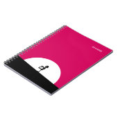 Zombie Silhouette met Full Moon Persoonlijk Notitieboek (Linkerzijde)