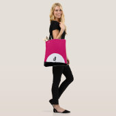Zombie Silhouette met Full Moon Persoonlijk Tote Bag (Op model)