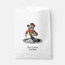 Zombie Skater aangepaste tekst gunst tassen