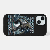 ZOMBIE SKATER APOCALYPSE iPhone 15 CASE (Achterkant horizontaal)