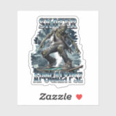 ZOMBIE SKATER APOCALYPSE STICKER (Vel)