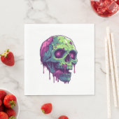 Zombie Skull Apocalypse Servet (Insitu)