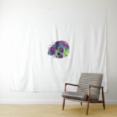 Zombie Skull Apocalypse Wandkleed (In Situ (horizontaal))