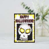 Zombie Skull Cards Briefkaart (Staand voorkant)