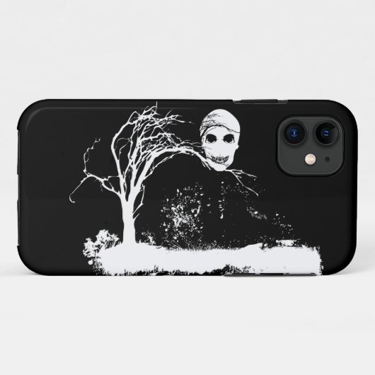 Zombie Skull Case-Mate iPhone Case (Achterkant (horizontaal))