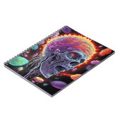 Zombie Skull Creature Sci-fi Horror Art Notitieboek (Linkerzijde)