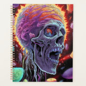 Zombie Skull Creature Sci-fi Horror Art Planner (Voorkant)