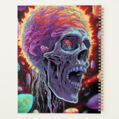 Zombie Skull Creature Sci-fi Horror Art Planner (Achterkant)