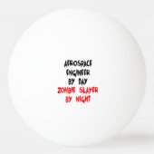 Zombie Slayer Aerospace Engineer Pingpongbal (Achterkant)