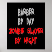 Zombie Slayer Barber Poster (Voorkant)