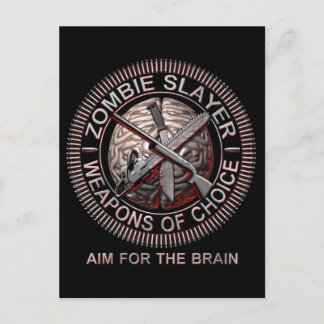 Zombie Slayer Briefkaarten