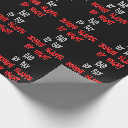 Zombie Slayer Dad Cadeaupapier (Hoek)