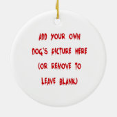 Zombie Slayer Doberman Pinscher Keramisch Ornament (Achterkant)