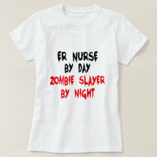 Zombie Slayer ER Nurse T-shirt