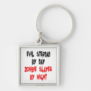 Zombie Slayer Evil Stepdad Sleutelhanger