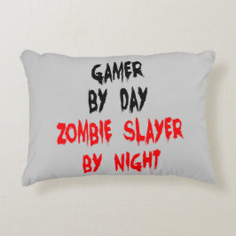 Zombie Slayer Gamer Decoratief Kussen