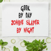 Zombie Slayer Geek Theedoek (Gevouwen)