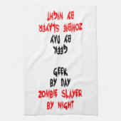 Zombie Slayer Geek Theedoek (Verticaal)