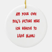 Zombie Slayer Greyhound Dog Keramisch Ornament (Achterkant)