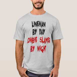 Zombie Slayer Lineman T-shirt