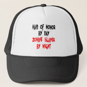 Zombie Slayer Maid of Honor Trucker Pet