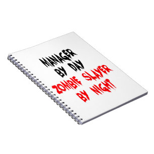 Zombie Slayer Manager Notitieboek