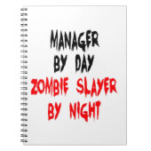 Zombie Slayer Manager Notitieboek (Voorkant)