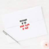 Zombie Slayer Missionary Vierkante Sticker (Envelop)