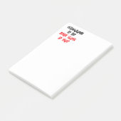 Zombie Slayer Oceanograaf Post-it® Notes (Schuin)