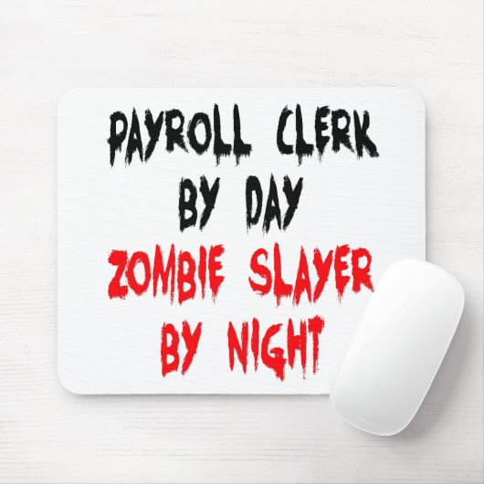 Zombie Slayer Payroll Clerk Muismat (Met muis)
