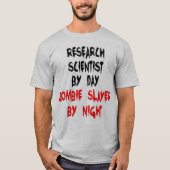Zombie Slayer Research Scientist T-shirt (Voorkant)