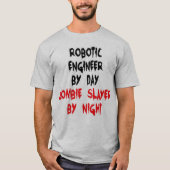 Zombie Slayer Robotic Engineer T-shirt (Voorkant)