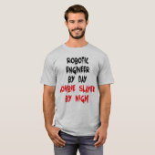 Zombie Slayer Robotic Engineer T-shirt (Voorkant volledig)
