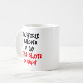 Zombie Slayer Salesforce Ontwikkelaar Koffiemok (Voorkant links)