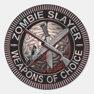 Zombie Slayer Stickers