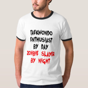 Zombie Slayer Taekwondo Enthusiast T-shirt