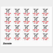 Zombie Slayer Video Game Player Vierkante Sticker (Vel)