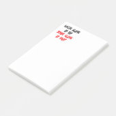 Zombie Slayer Voetballer Post-it® Notes (Schuin)