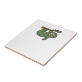 Zombie Sloth Classic T-Shirt Tegeltje (Zijkant)
