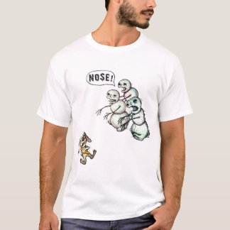 Zombie sneeuwmannen t-shirt