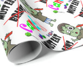 zombie-snoep cadeaupapier (Rol Hoek)