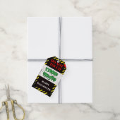 Zombie snoepjes Halloween feest favoriet Cadeaulabel (Met Touw)