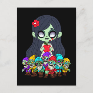 Zombie Snow White Briefkaart