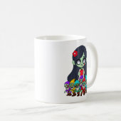 Zombie Snow White Koffiemok (Voorkant rechts)