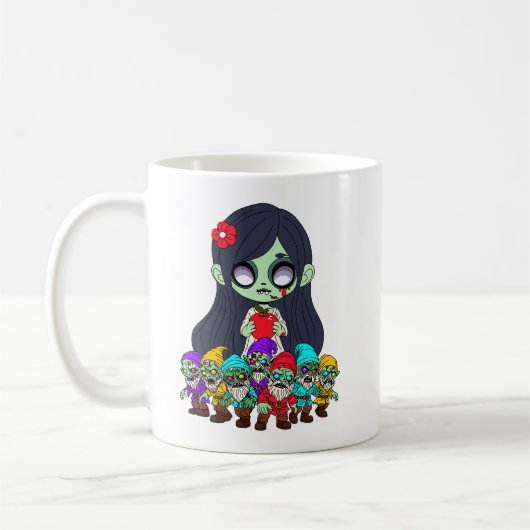Zombie Snow White Koffiemok (Links)
