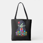 Zombie Snow White Tote Bag (Achterkant)