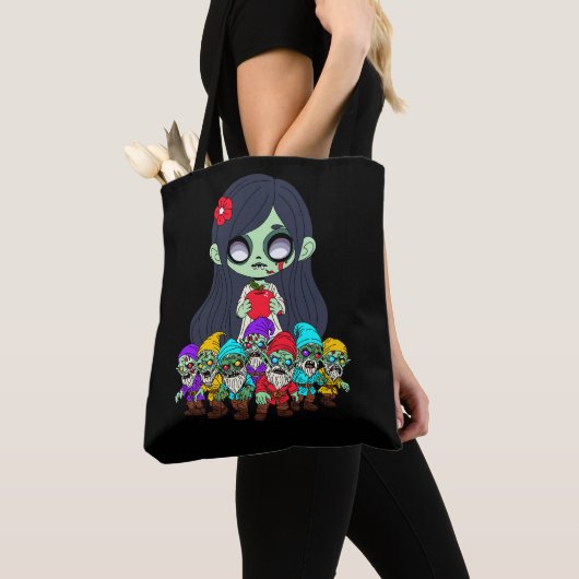 Zombie Snow White Tote Bag (Dichtbij)